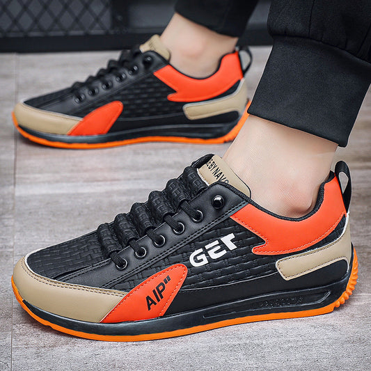 Men's Plus Size Slip-On Sports Shoes - Korean Style Autumn Board Shoes