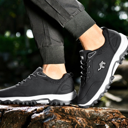 Plus Size Outdoor Casual Sneakers - High-Top Breathable Athletic Shoes