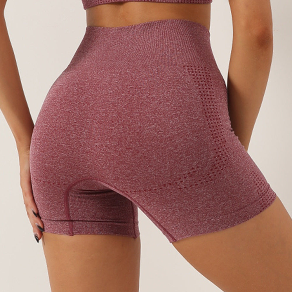 Women's Summer Workout Yoga Shorts - Gym Running Athletic Shorts