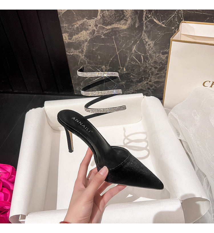 Women's Pointed Toe Stiletto High Heels - Elegant Evening Dress Shoes