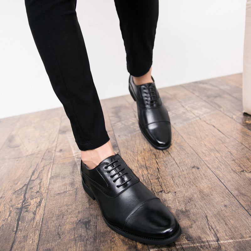 Men's Premium Business Dress Shoes - Heavy-Duty Professional Formal Footwear