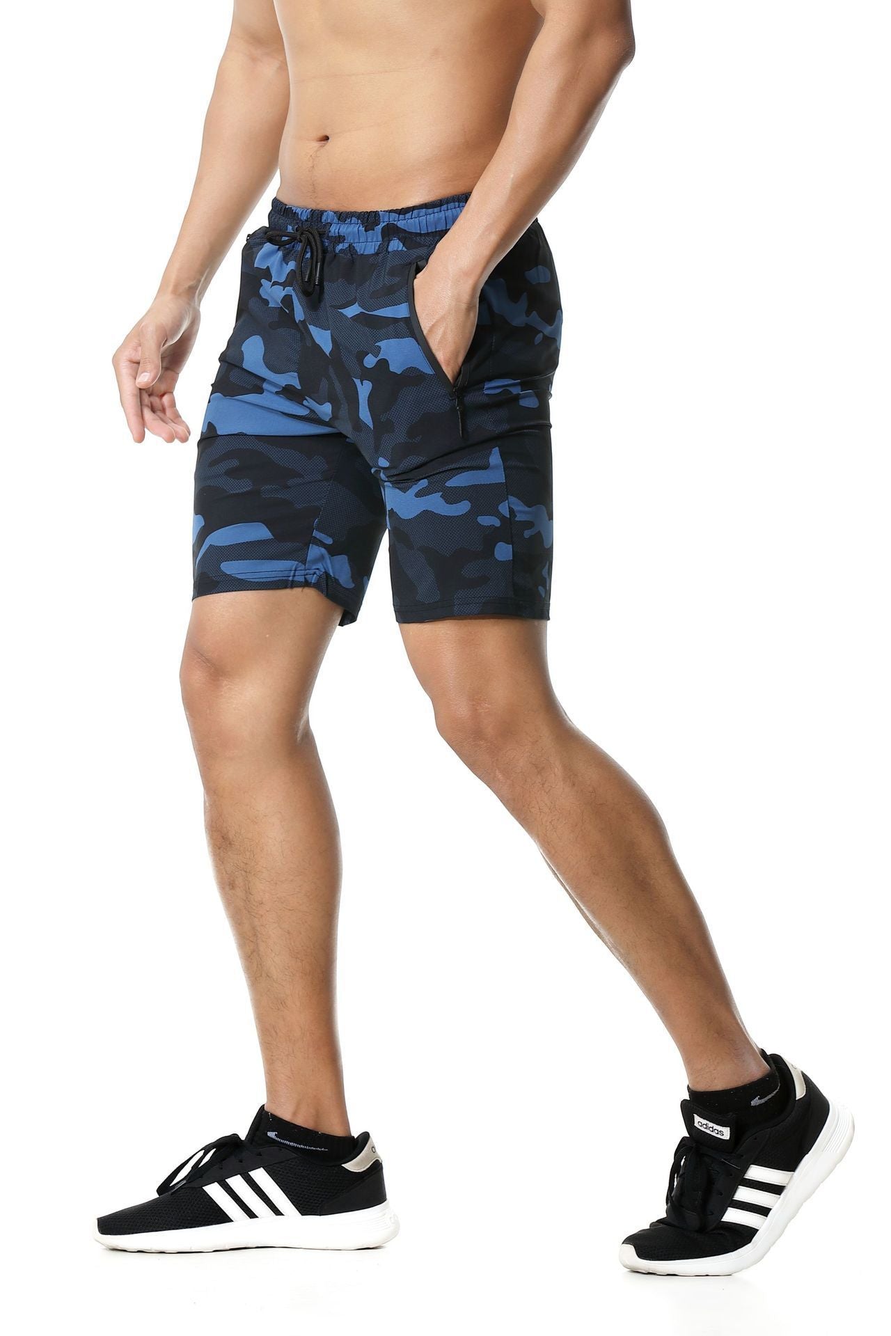Camouflage Sweatpants Shorts Quick Drying Men's Running