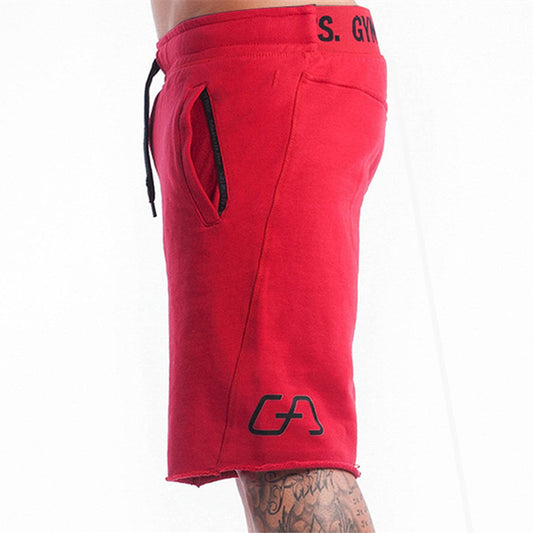Men's Slim Stretch Running Shorts - Loose Fit Five-Point Trendy Athletic Shorts