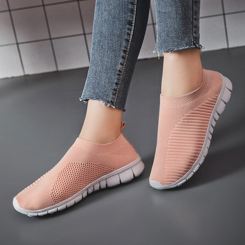 Breathable All-Match Sneakers - Non-Slip Cover Foot Casual Shoes
