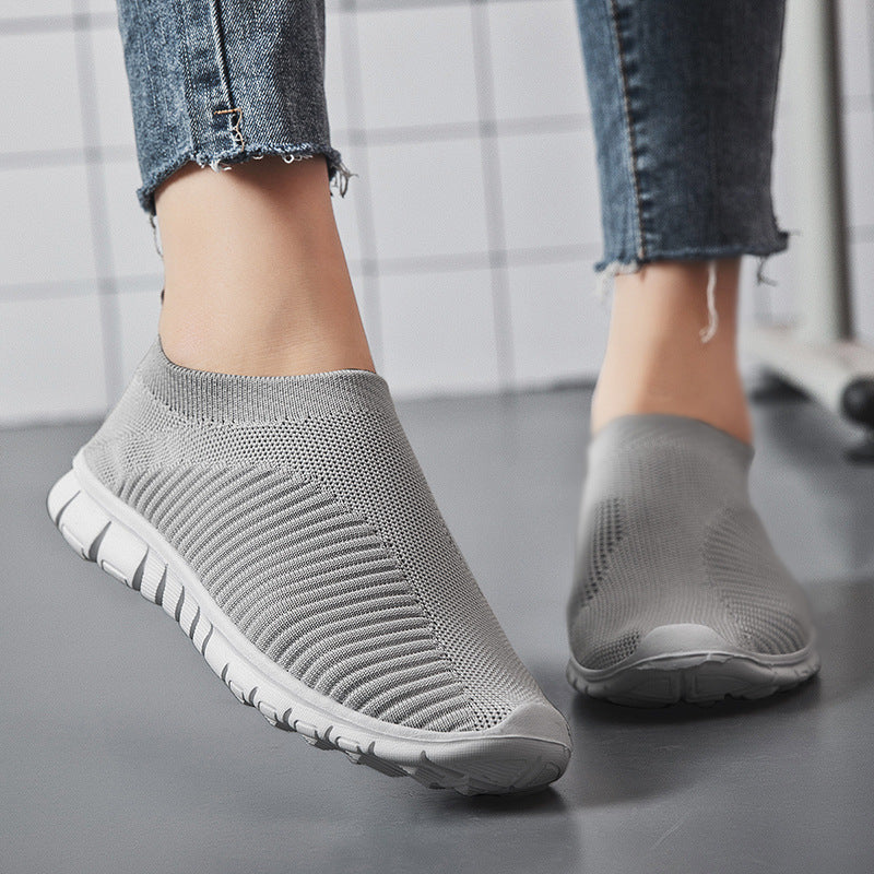Breathable All-Match Sneakers - Non-Slip Cover Foot Casual Shoes