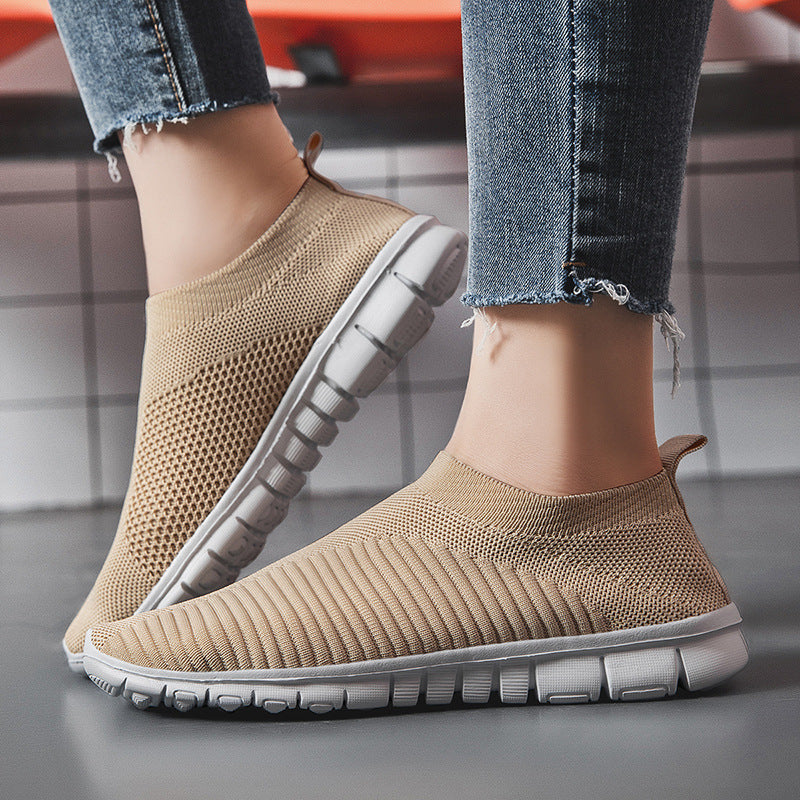 Breathable All-Match Sneakers - Non-Slip Cover Foot Casual Shoes
