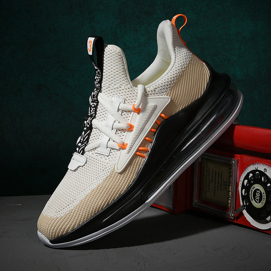 Men's Cushioned Running Shoes - Shock Absorbing Casual Sports Sneakers