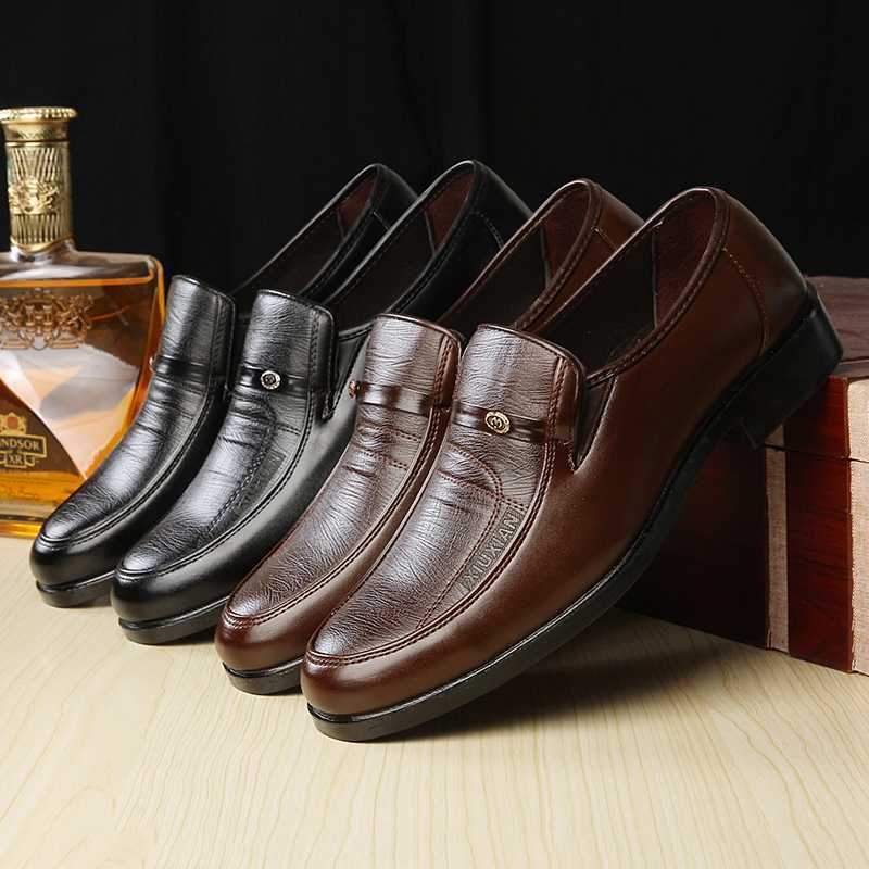 Casual Business Dress Shoes - Men's Versatile Professional Footwear