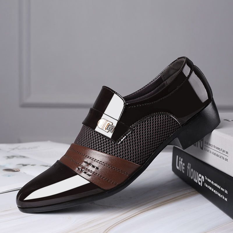 Men's Large Size All-Match Wedding Shoes - Casual Business Dress Footwear