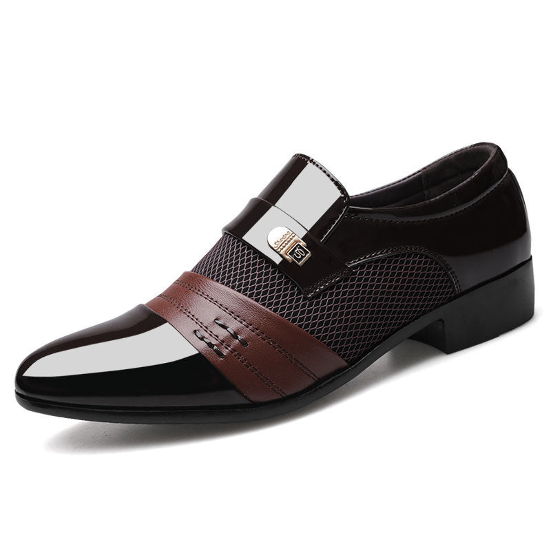 Men's Large Size All-Match Wedding Shoes - Casual Business Dress Footwear