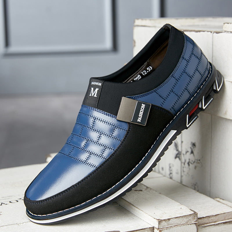 Men's Large Size Casual Leather Shoes - Premium Comfort & Style