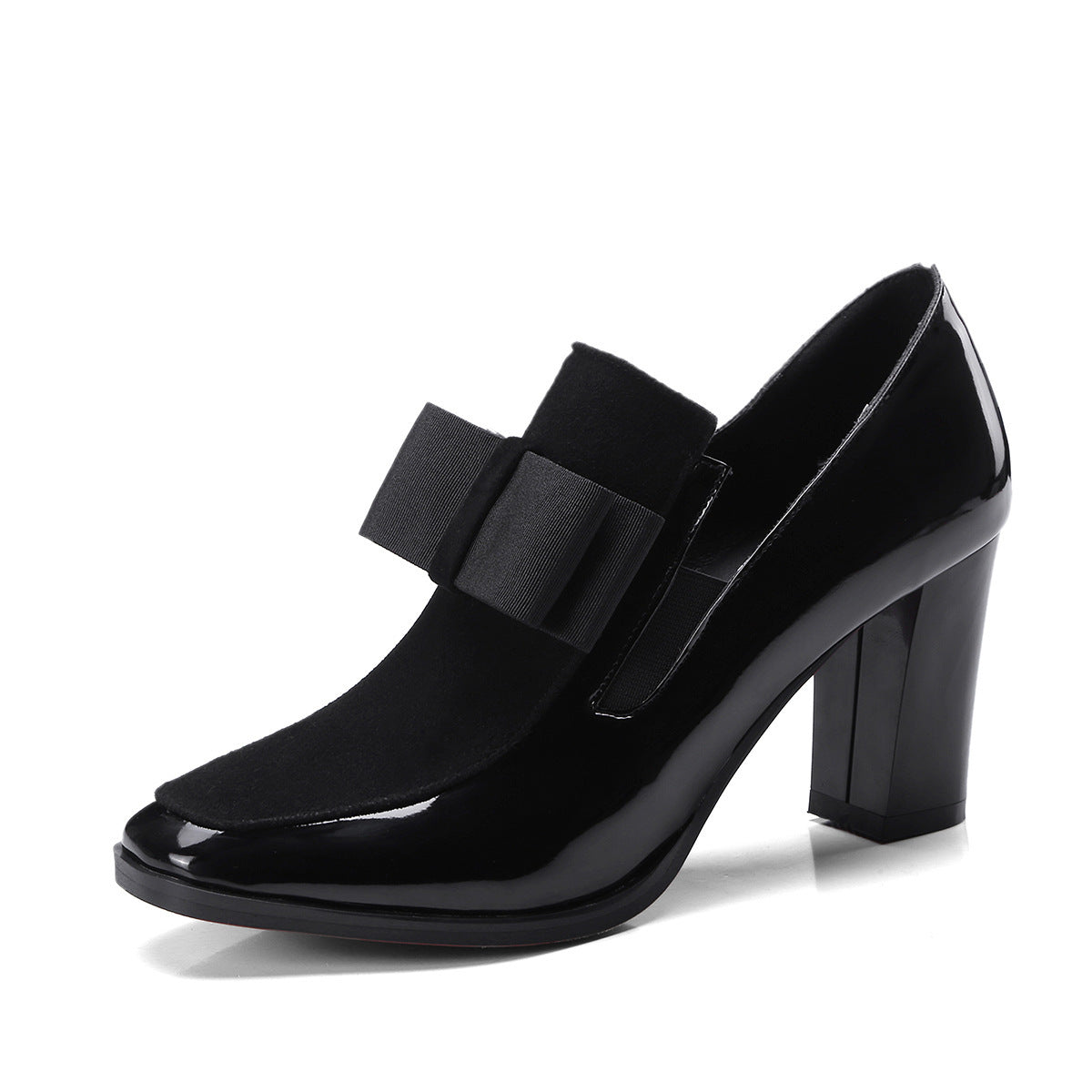 Plus Size Spring Shoes - Women's Thick Heel Comfort Shoes Sizes 40-43