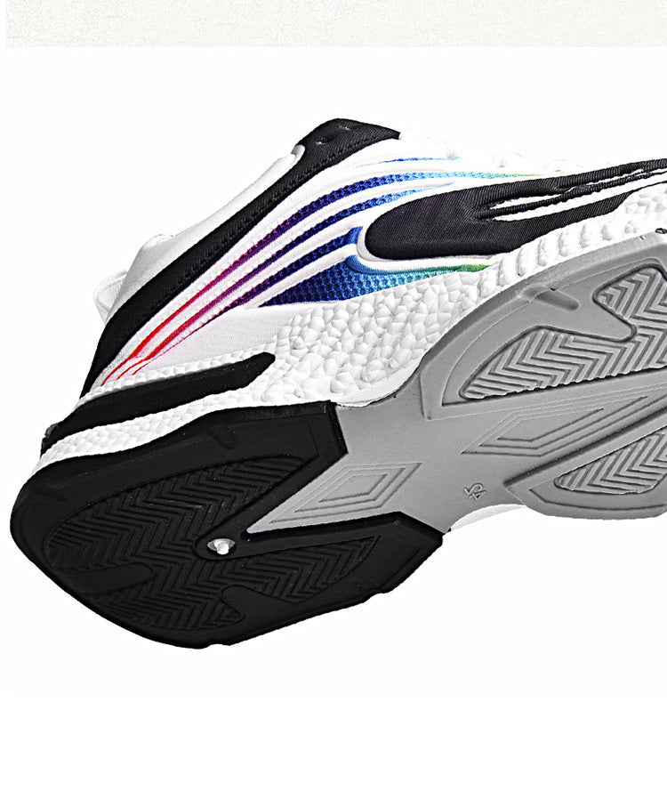 Men's Flying Woven Casual Sports Sneakers - Colorful Trend Design