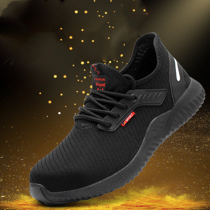 Breathable Safety Shoes - Steel Toe Anti-Smashing Work Boots