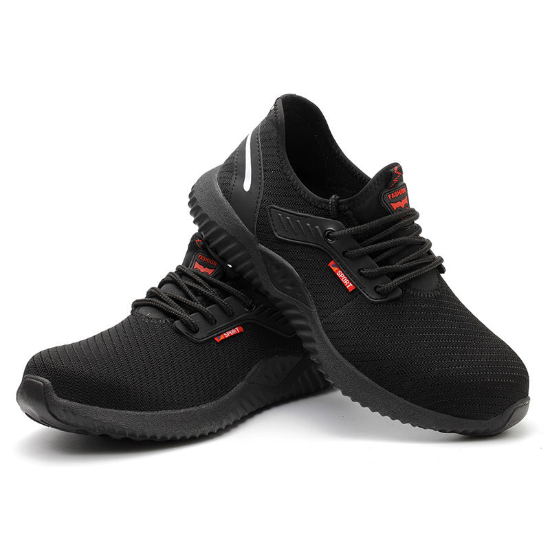 Breathable Safety Shoes - Steel Toe Anti-Smashing Work Boots