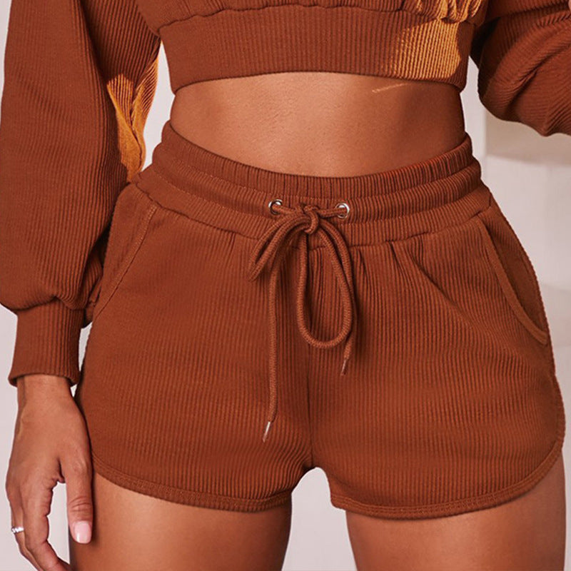Women's Autumn Winter Fashion Sports Shorts - Casual Running Fitness Shorts