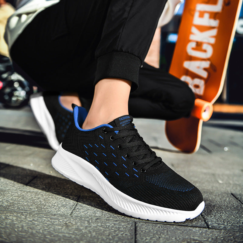 Men's Ultralight Flyknit Running Shoes - Breathable Casual Sports Sneakers
