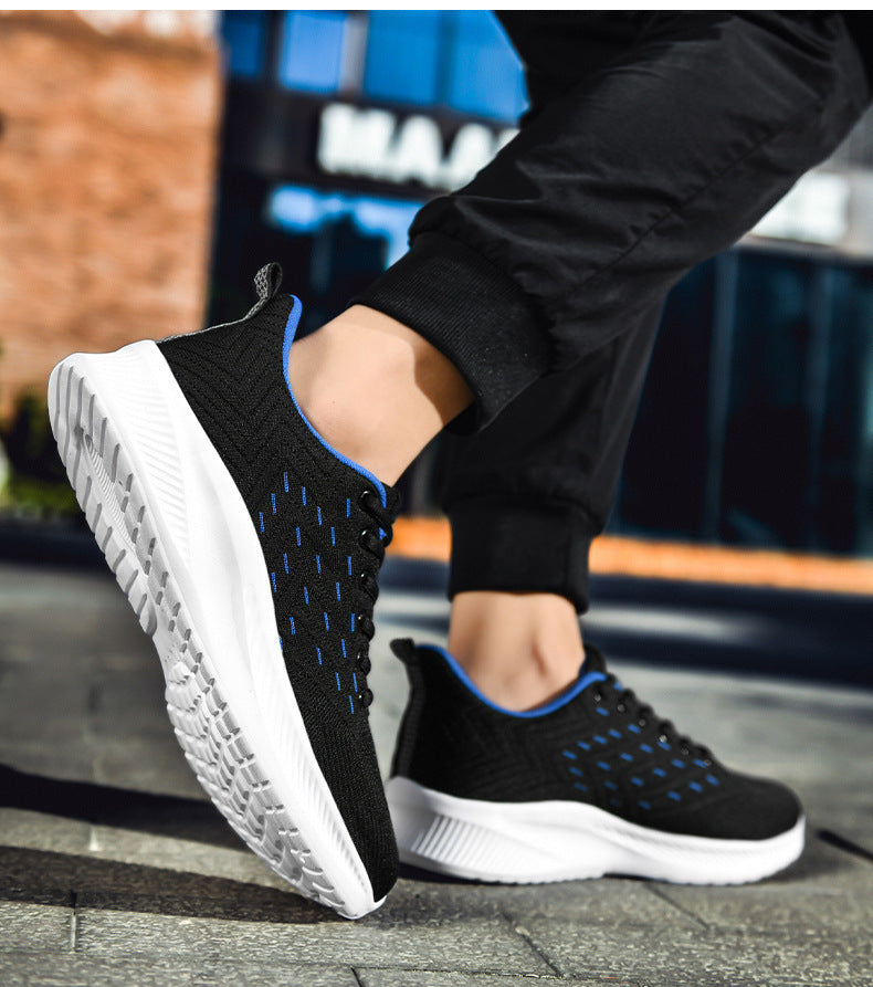 Men's Ultralight Flyknit Running Shoes - Breathable Casual Sports Sneakers