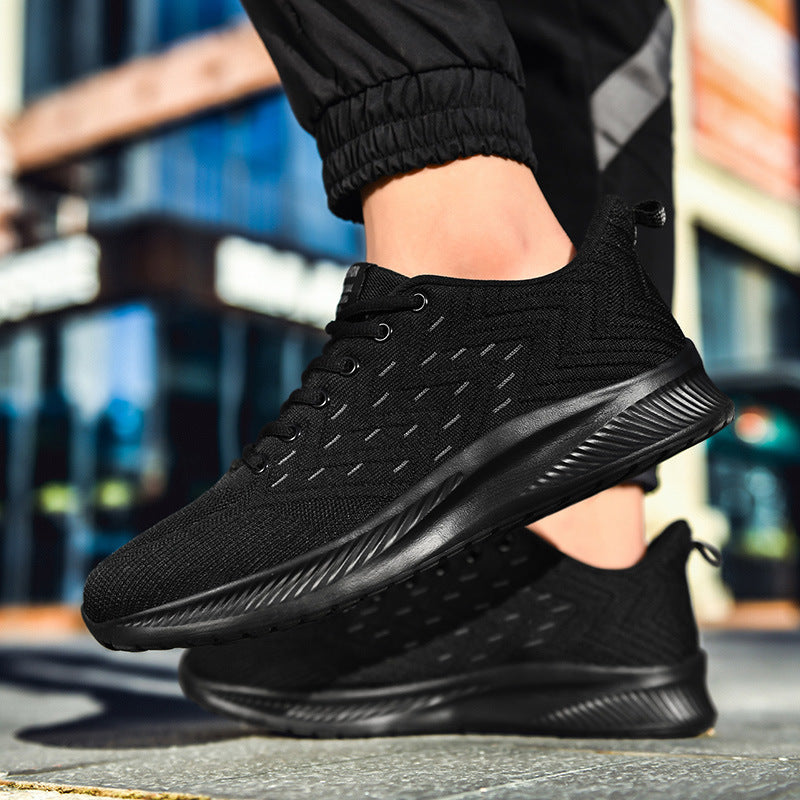 Men's Ultralight Flyknit Running Shoes - Breathable Casual Sports Sneakers