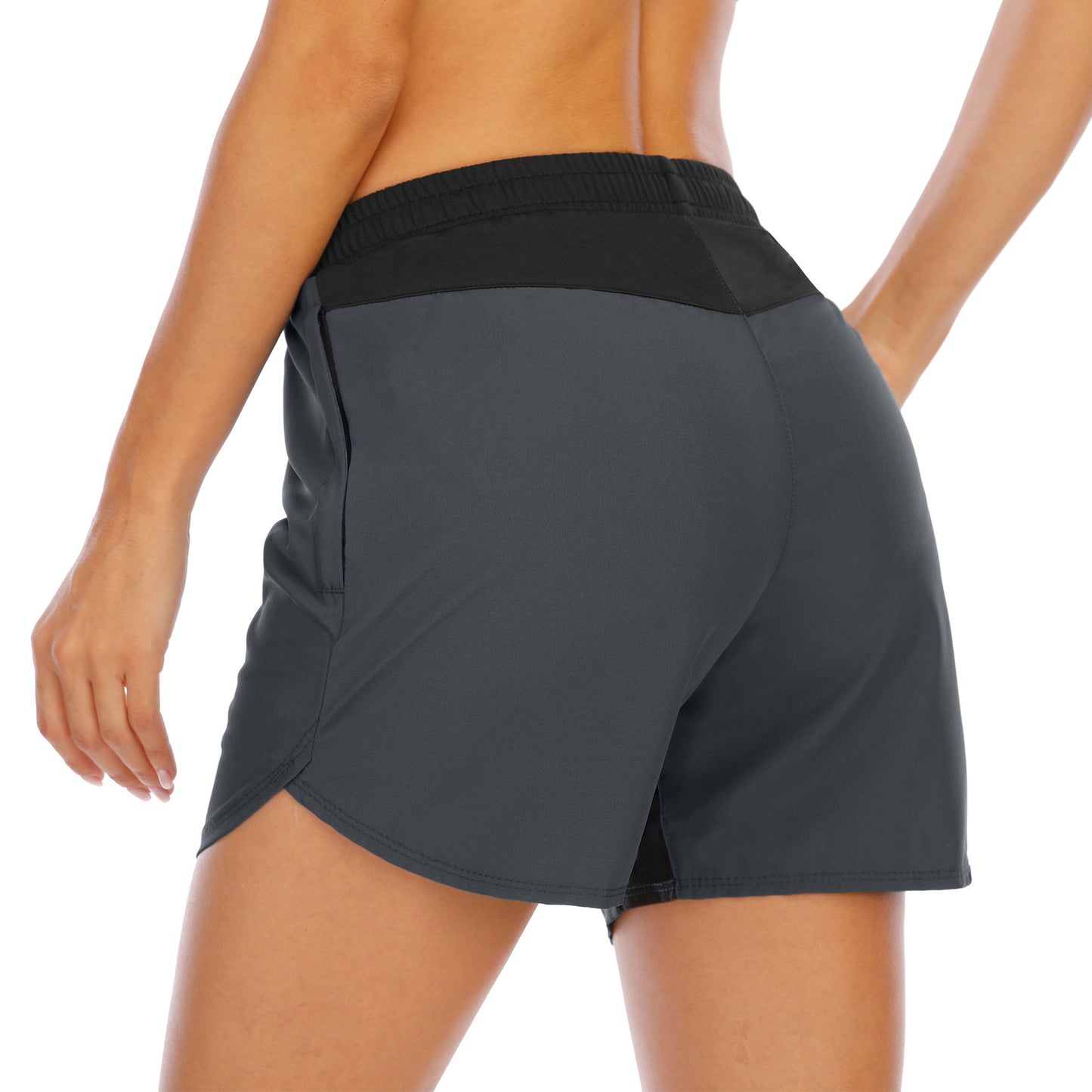 Women's Boxer Style Running Sports Shorts - Loose Fit Quick Drying Fitness Shorts