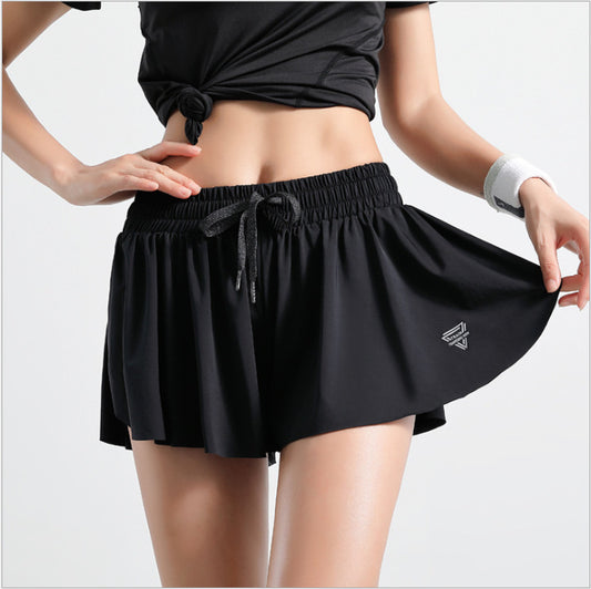 Women's High Elastic Running Shorts - Anti-See-Through Athletic Shorts
