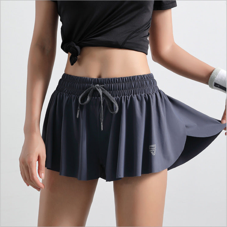 Women's High Elastic Running Shorts - Anti-See-Through Athletic Shorts
