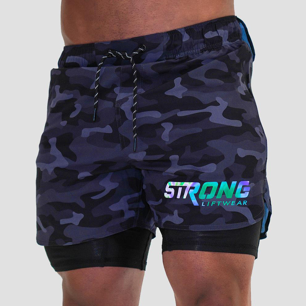 Men's Double Breathable Sports Running Training Shorts - Advanced Ventilation Athletic Shorts