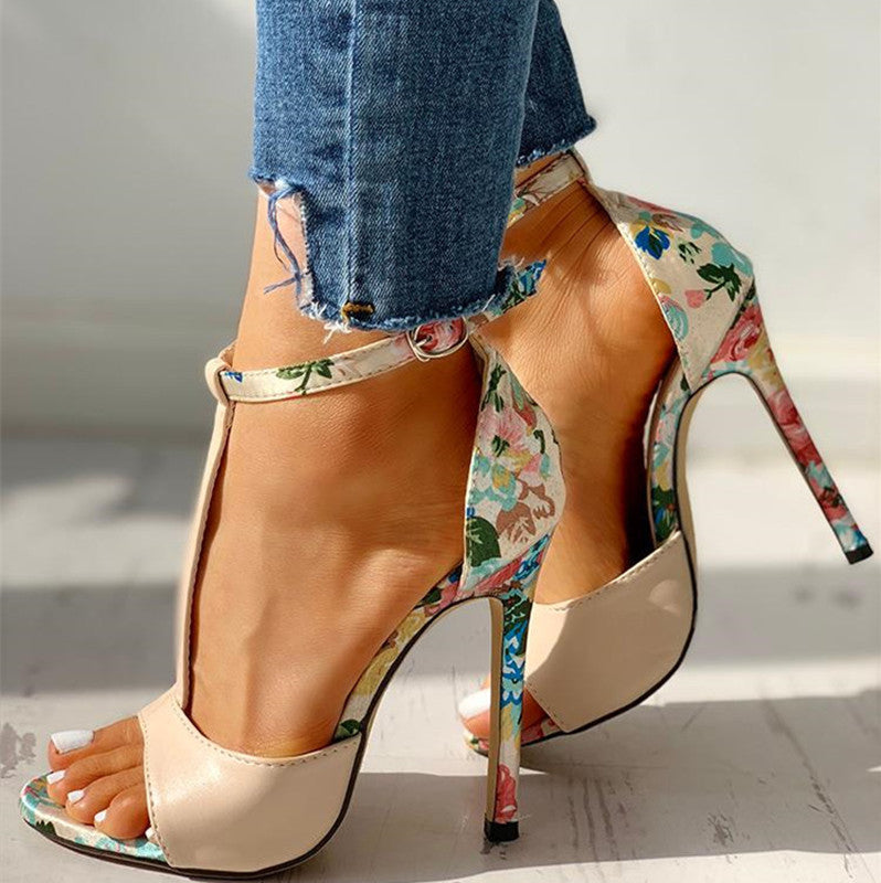 Women's Plus Size Super High Heel Sandals - Extended Sizing Glamour Heels