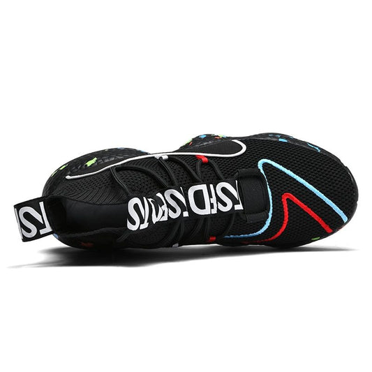 Men's Summer Breathable Vulcanized Sneakers - Soft Flat Tennis Running Shoes