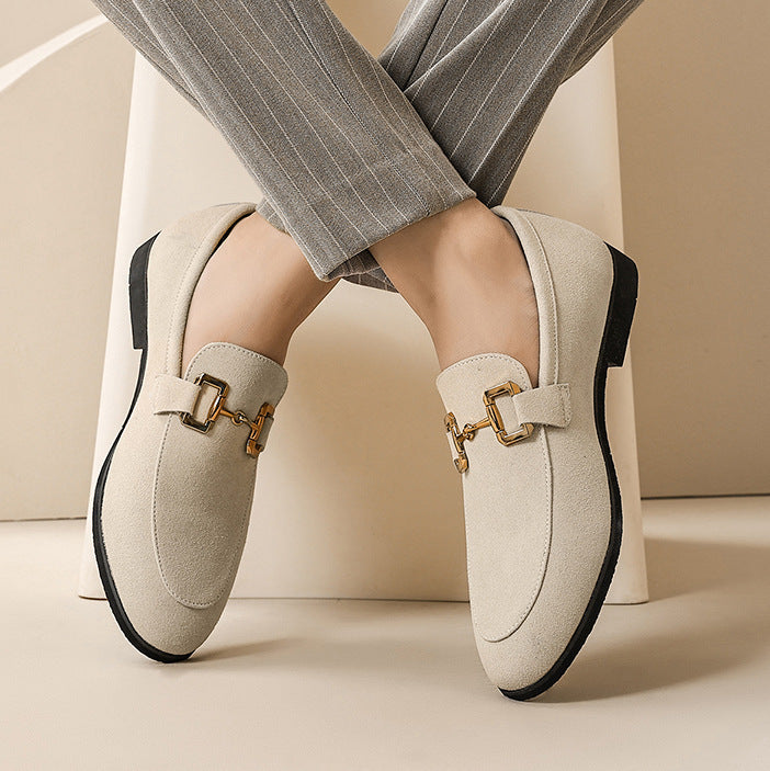 Men's Suede Leather Driving Loafers