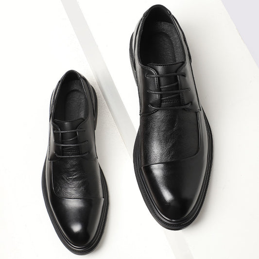 Men's New Pointed British Business Dress Shoes - Premium Formal Footwear