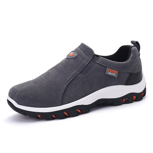 Hiking Thick-Bottom Sports Travel Shoes - Trendy Men's Outdoor Sneakers