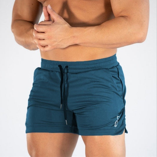 Men's Muscle Training Mesh Beach Shorts - Outdoor Leisure Running Athletic Shorts