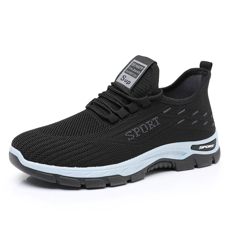 Casual Soft Sole Sneakers - Lightweight Breathable Comfortable Shoes