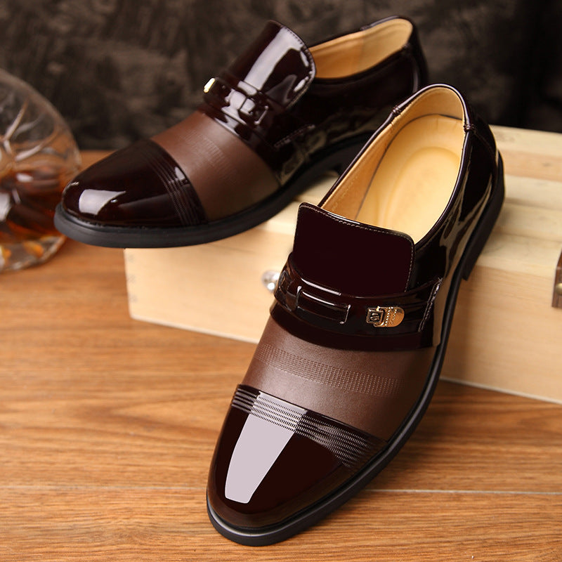 Men's Business Dress Leather Shoes - Professional Formal Footwear