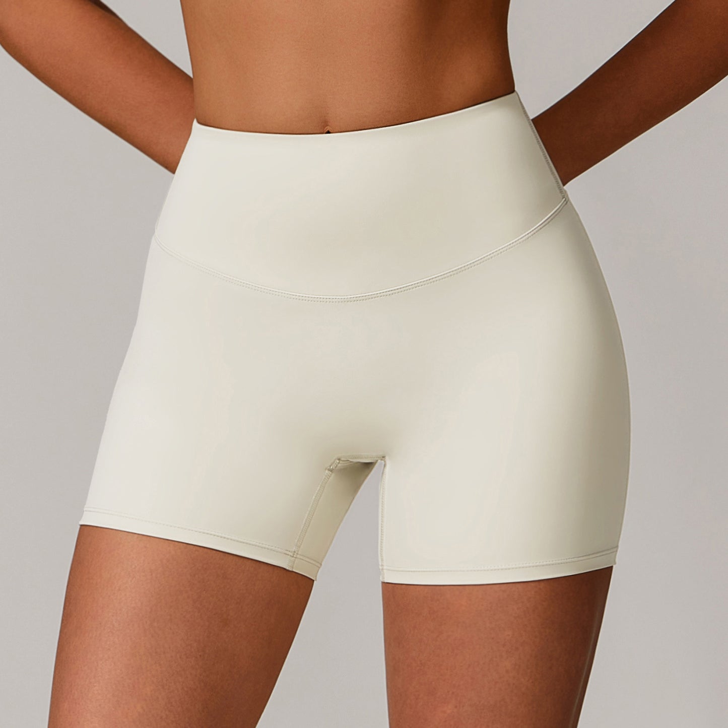 Women's High Waist Hip Lift Yoga Shorts - Running Exercise Athletic Shorts