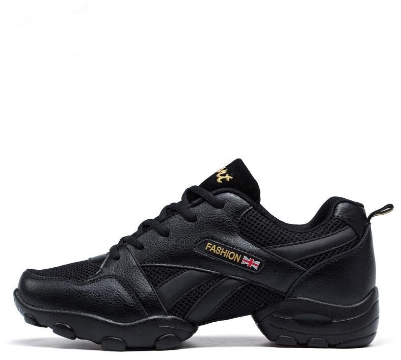 Breathable Square Dance Shoes - Lightweight Mesh Athletic Dance Sneakers