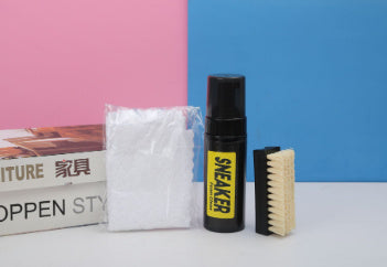 Complete Sneaker Cleaning Kit - White Shoes Foam Cleaner & Dryer