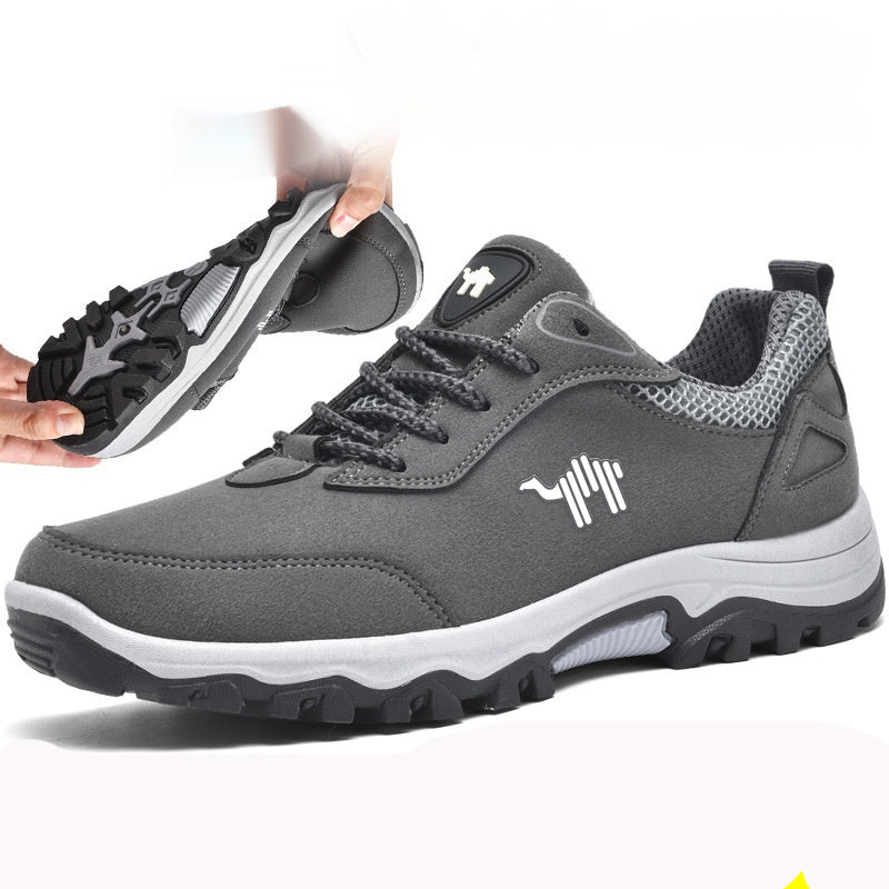 Plus Size Outdoor Casual Sneakers - High-Top Breathable Athletic Shoes