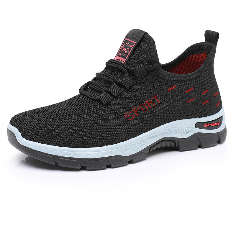Casual Soft Sole Sneakers - Lightweight Breathable Comfortable Shoes