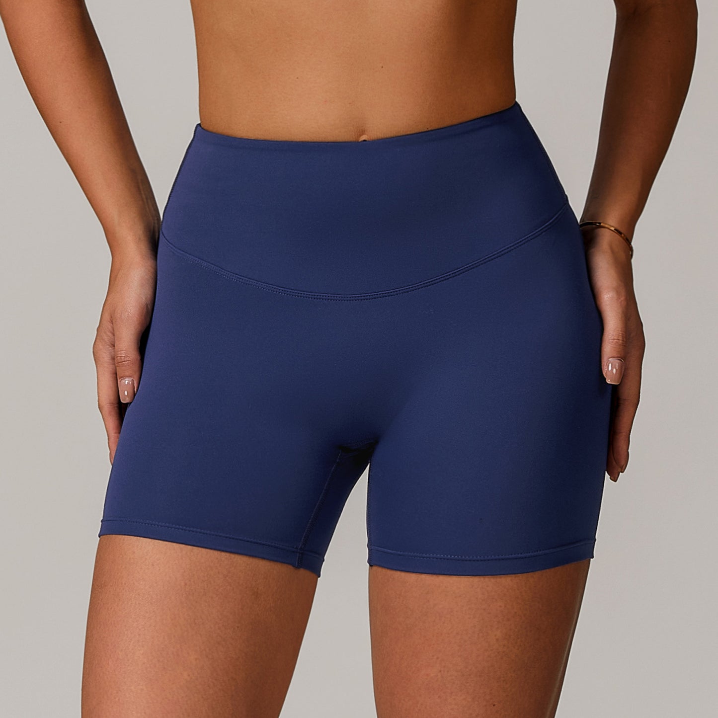 Women's High Waist Hip Lift Yoga Shorts - Running Exercise Athletic Shorts