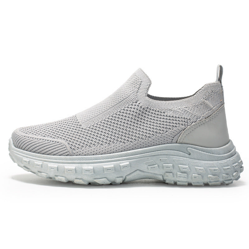 Men's Flying Woven Lightweight Sneakers - Breathable Casual Athletic Shoes