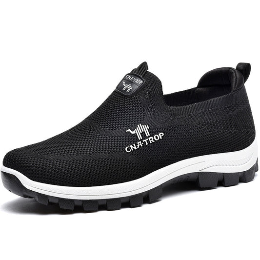 Outdoor Leisure Slip-On Sneakers - Breathable Lazy Shoes