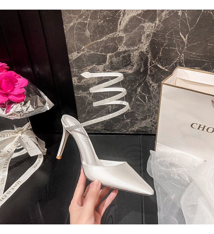 Women's Pointed Toe Stiletto High Heels - Elegant Evening Dress Shoes