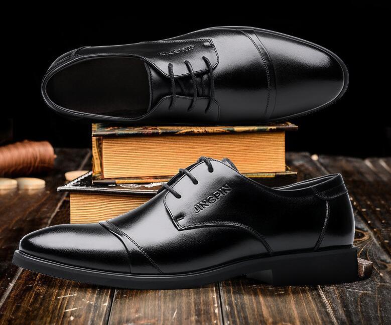 Men's Business Dress Casual Shoes - Versatile Professional Footwear