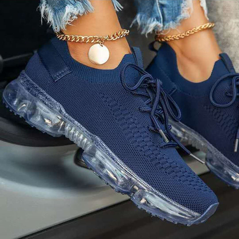 Large Mesh Breathable Casual Sneakers - Comfortable Athletic Shoes