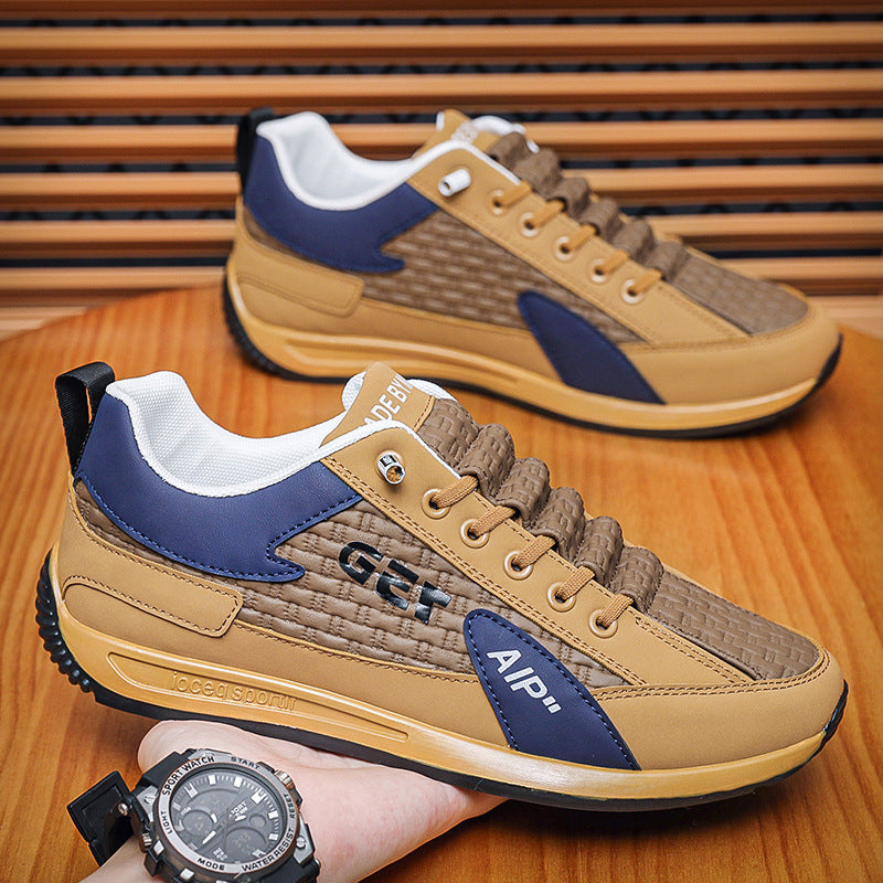 Men's Plus Size Slip-On Sports Shoes - Korean Style Autumn Board Shoes