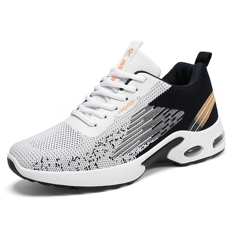 Men's Flying Woven Air Cushion Sneakers - Breathable Summer Athletic Shoes