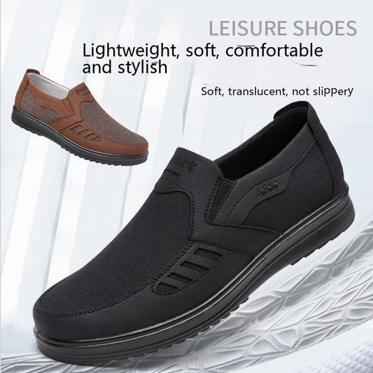 Men's Old Beijing Cloth Shoes - Breathable Thin Casual Shoes for Spring & Autumn