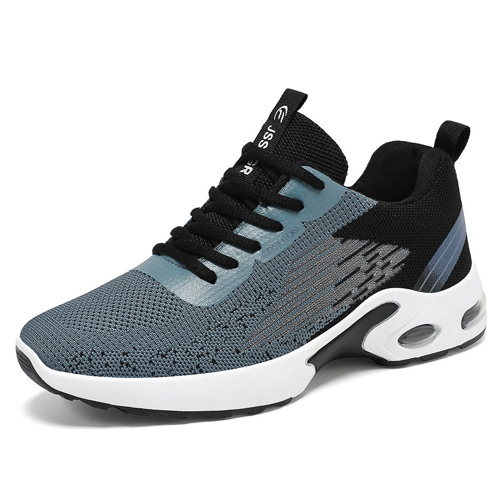 Men's Flying Woven Air Cushion Sneakers - Breathable Summer Athletic Shoes